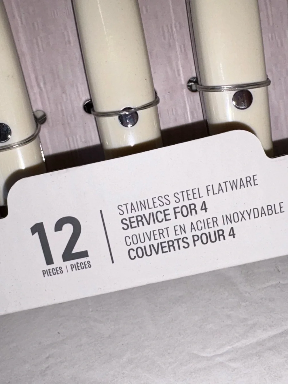 NIB - Ornative 12pc: Stainless Steel Flatware Set